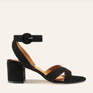 Margaux The City Sandal- black suede